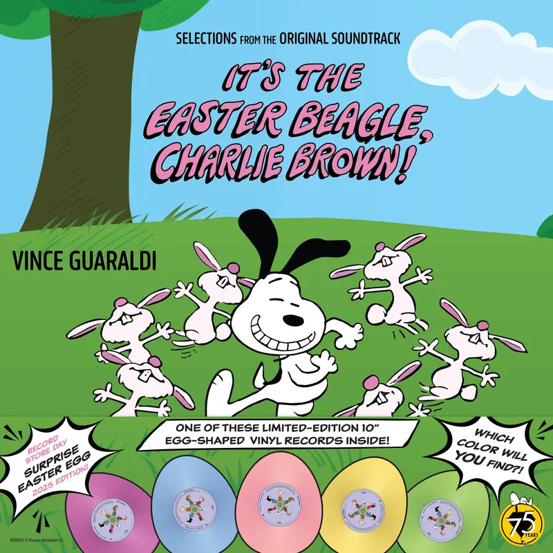 VINCE GUARALDI - SELECTIONS FROM IT'S EASTER BEAGLE, CHARLIE BROWN ORGINAL SOUNDTRACK RECORDING - PEANUTS 75TH ANNIVERSARY MYSTERY EASTER EGG EDITION)(RSD 2025)
