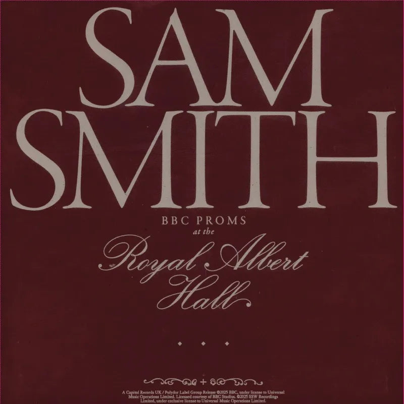 SAM SMITH - BBC PROMS AT THE ROYAL ALBERT HALL (2LP'S DELUXE) (RSD 2025)