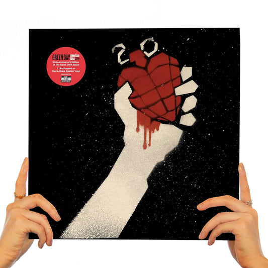 GREEN DAY - AMERICAN IDIOT (2LP'S RED & BLACK SPLATTER VINYL)