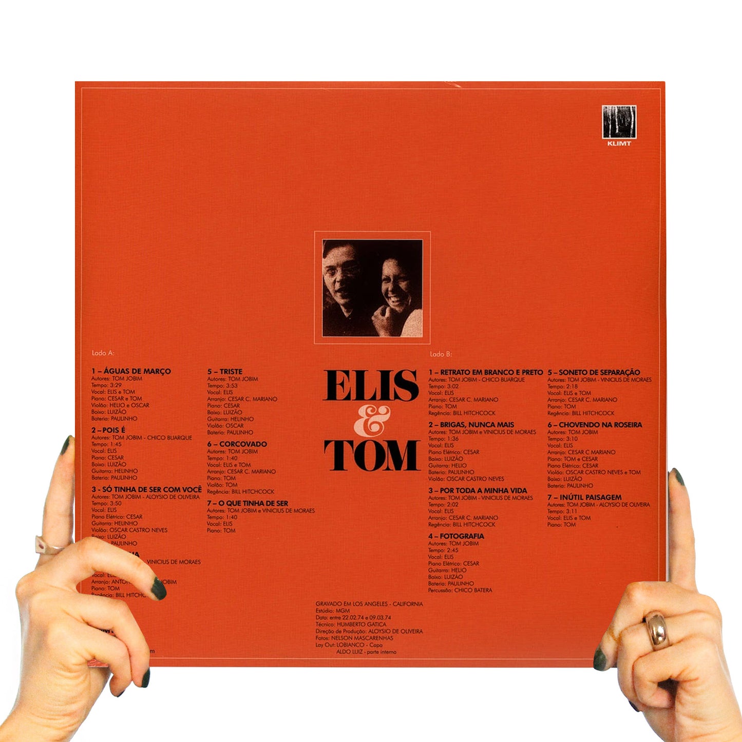 ANTONIO CARLOS JOBIM & ELIS REGINA - ELIS & TOM (ORANGE VINYL)