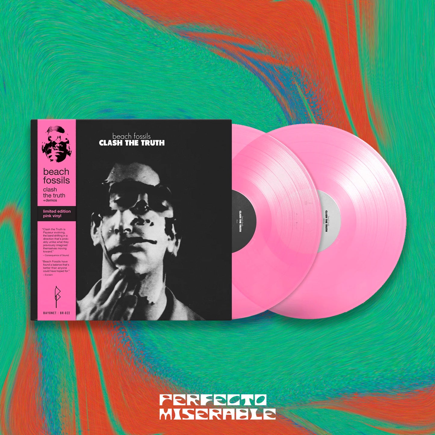 BEACH FOSSILS - CLASH THE TRUTH + DEMOS (2 LP'S CLEAR/PINK VINYL)