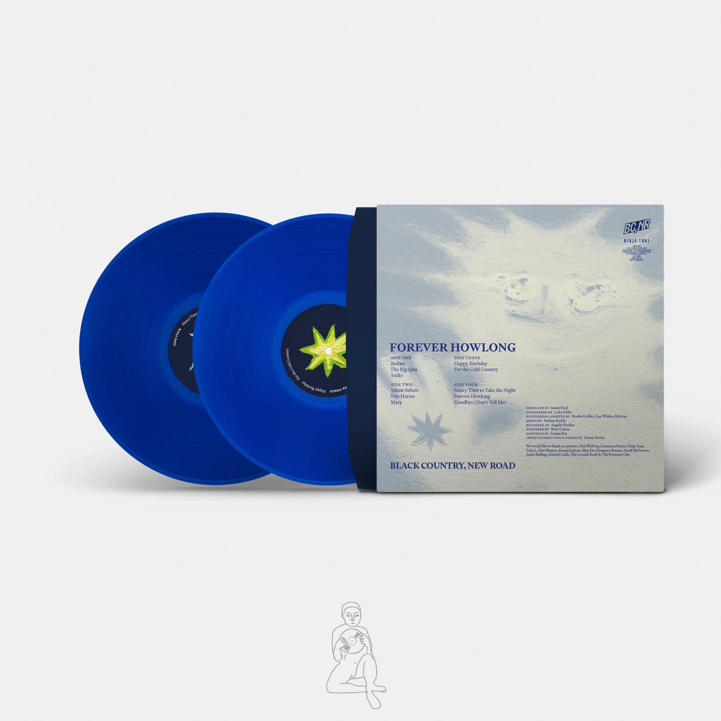 BLACK COUNTRY, NEW ROAD - FOREVER HOWLONG (2 LP'S ECO JAZZ BLUE VINYL)