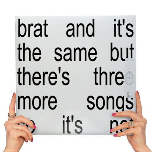 CHARLI XCX - BRAT AND IT'S THE SAME BUT THERE´S THREE MORE SONGS SO IT'S NOT (2 LP'S WHITE VINYL)