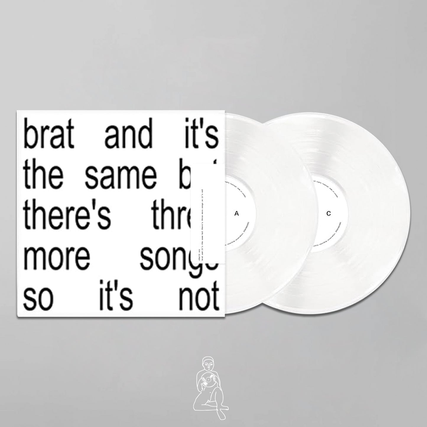 CHARLI XCX - BRAT AND IT'S THE SAME BUT THERE´S THREE MORE SONGS SO IT'S NOT (2 LP'S WHITE VINYL)