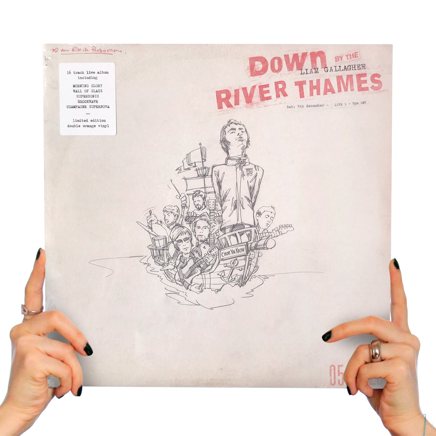 LIAM GALLAGHER - DOWN BY THE RIVER THAMES (2 LP'S ORANGE VINYL)