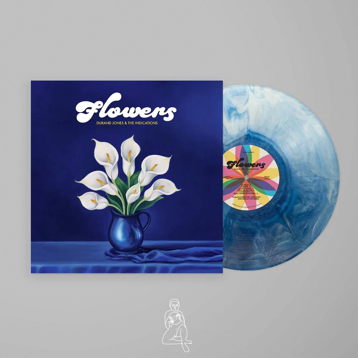 DURAND JONES & THE INDICATIONS - FLOWERS (BLUE ICEBERG SPLASH VINYL)