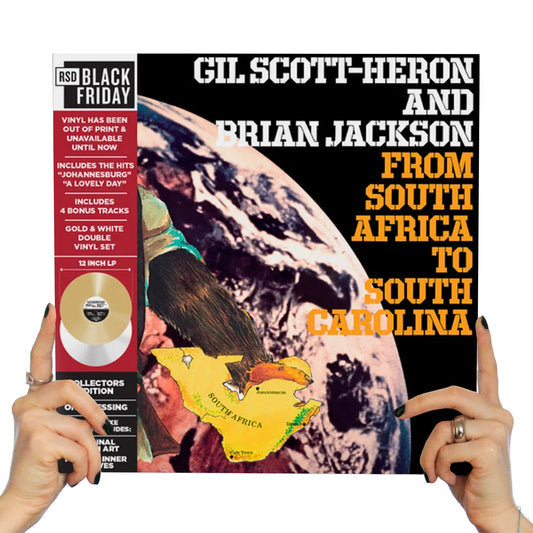 GIL SCOTT-HERON & BRIAN JACKSON - FROM SOUTH AFRICA TO SOUTH CAROLINA (2 LP'S WHITE & GOLD VINYL) (RSD BLACK FRIDAY 2024)