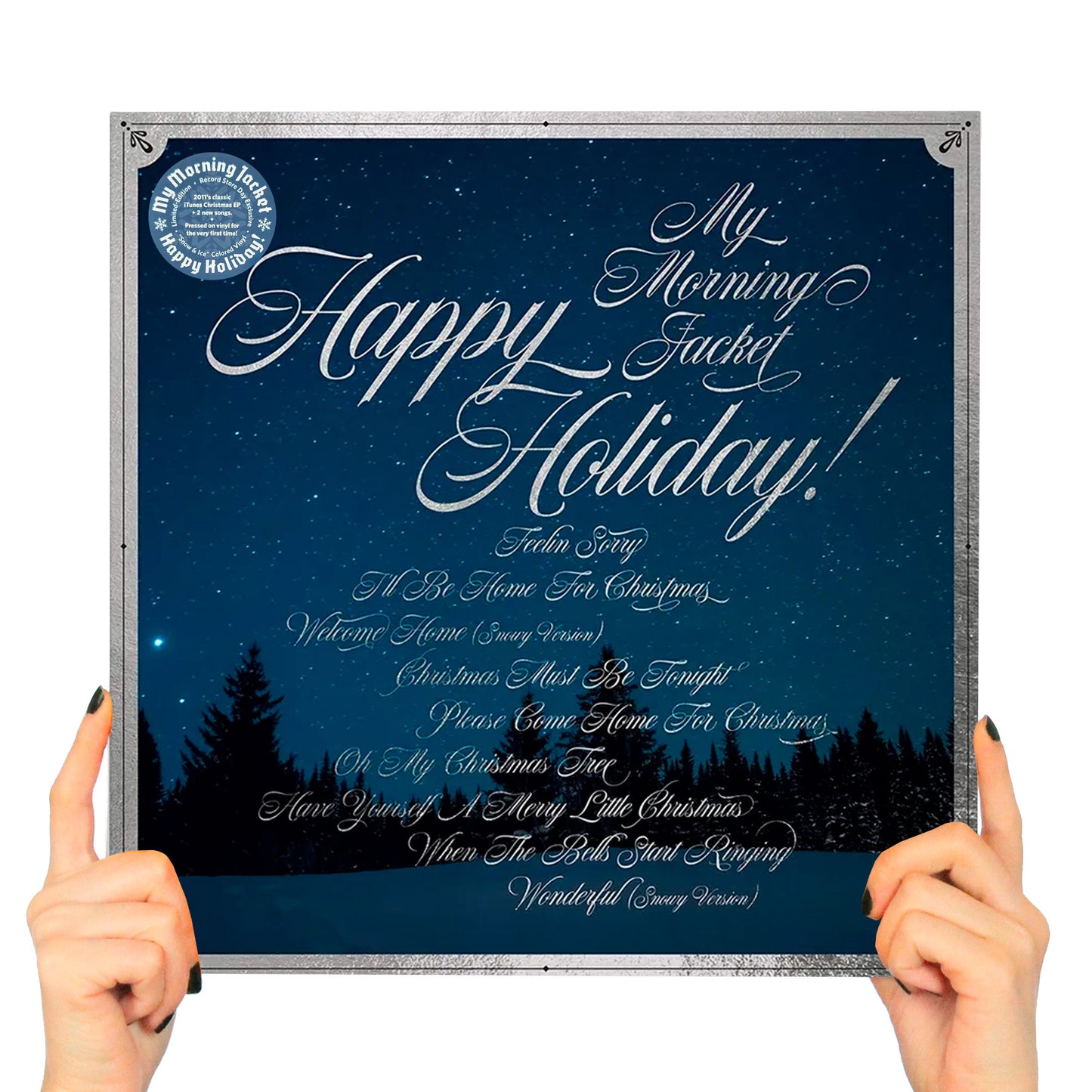 MY MORNING JACKET - HAPPY HOLIDAY! (CLEAR W/ WHITE SNOW VINYL) (RSD BLACK FRIDAY 23)