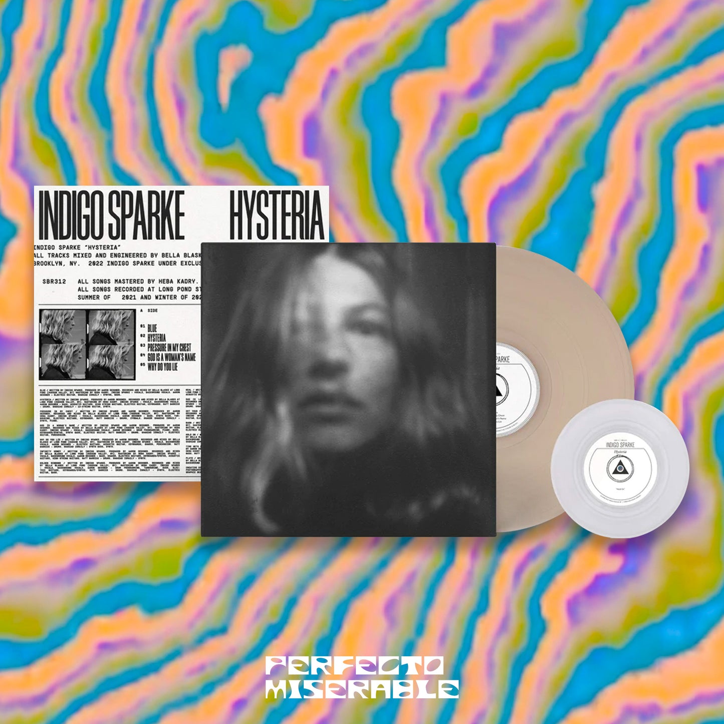 INDIGO SPARKE - HYSTERIA (TRANSPARENT CLOUDY CLEAR VINYL)
