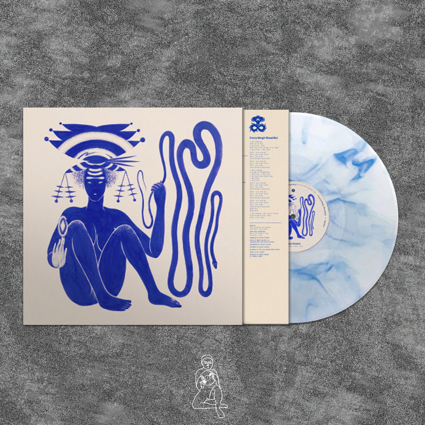 HIATUS KAIYOTE - LOVE HEART CHEAT CODE (BLUE & WHITE MARBLED VINYL)