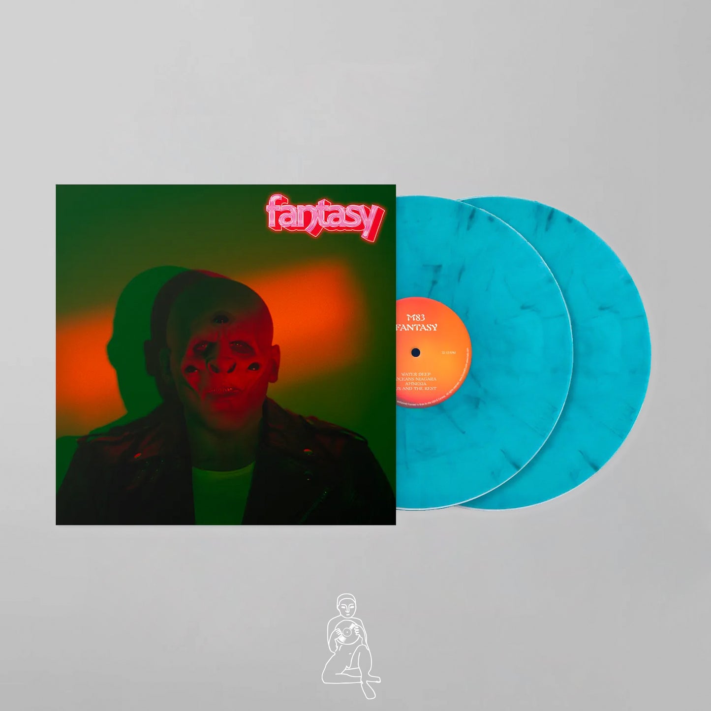 M83 - FANTASY (2 LP'S BLUE MARBLE VINYL)