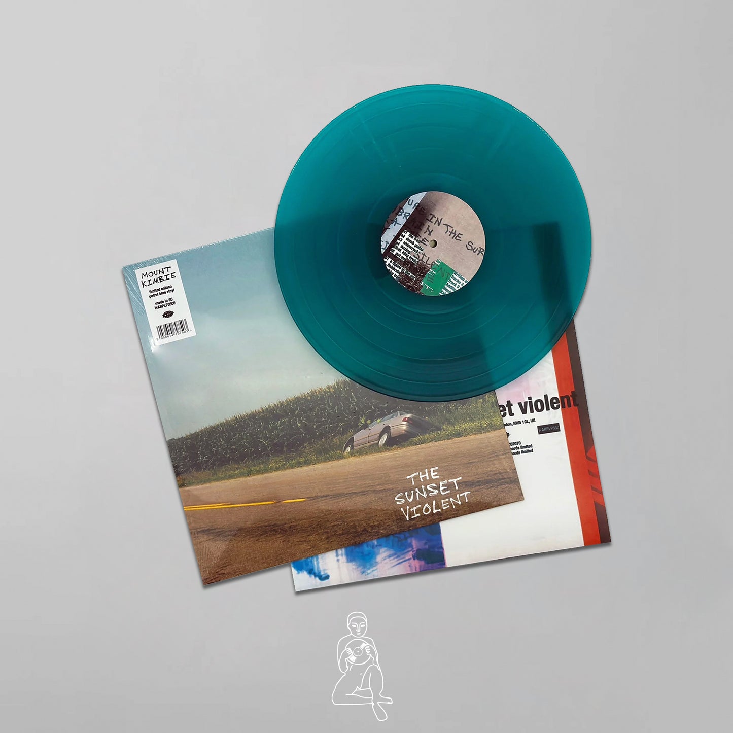 MOUNT KIMBIE - SUNSET VIOLENT (PETROL BLUE TRANSPARENT VINYL)