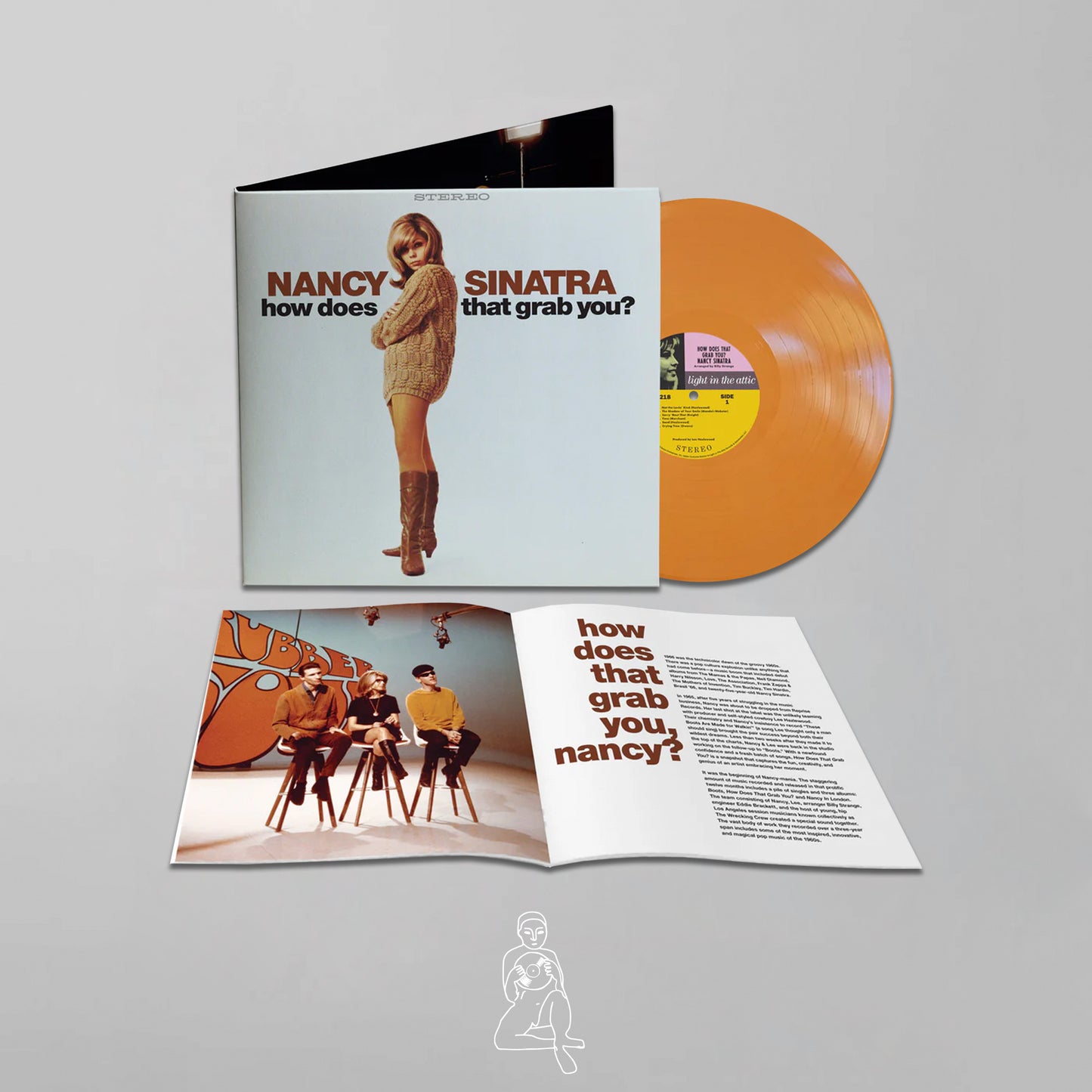 NANCY SINATRA - HOW DOES THAT GRAB YOU? (ORANGE CREAM VINYL)