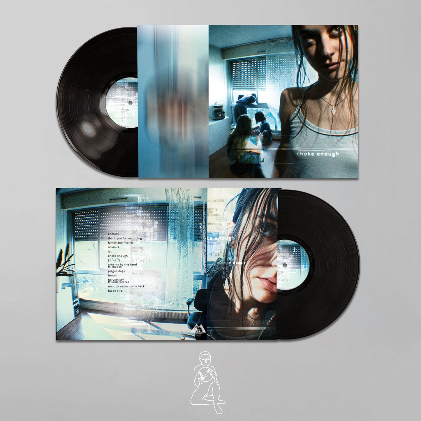 OKLOU - CHOKE ENOUGH (TRANSLUCENT BLACK VINYL)