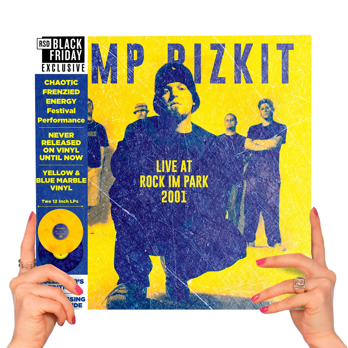 LIMP BIZKIT - ROCK IM PARK 2001 (2 LP'S BLUE & YELLOW MARBLED VINYL) (RSD BLACK FRIDAY 23)