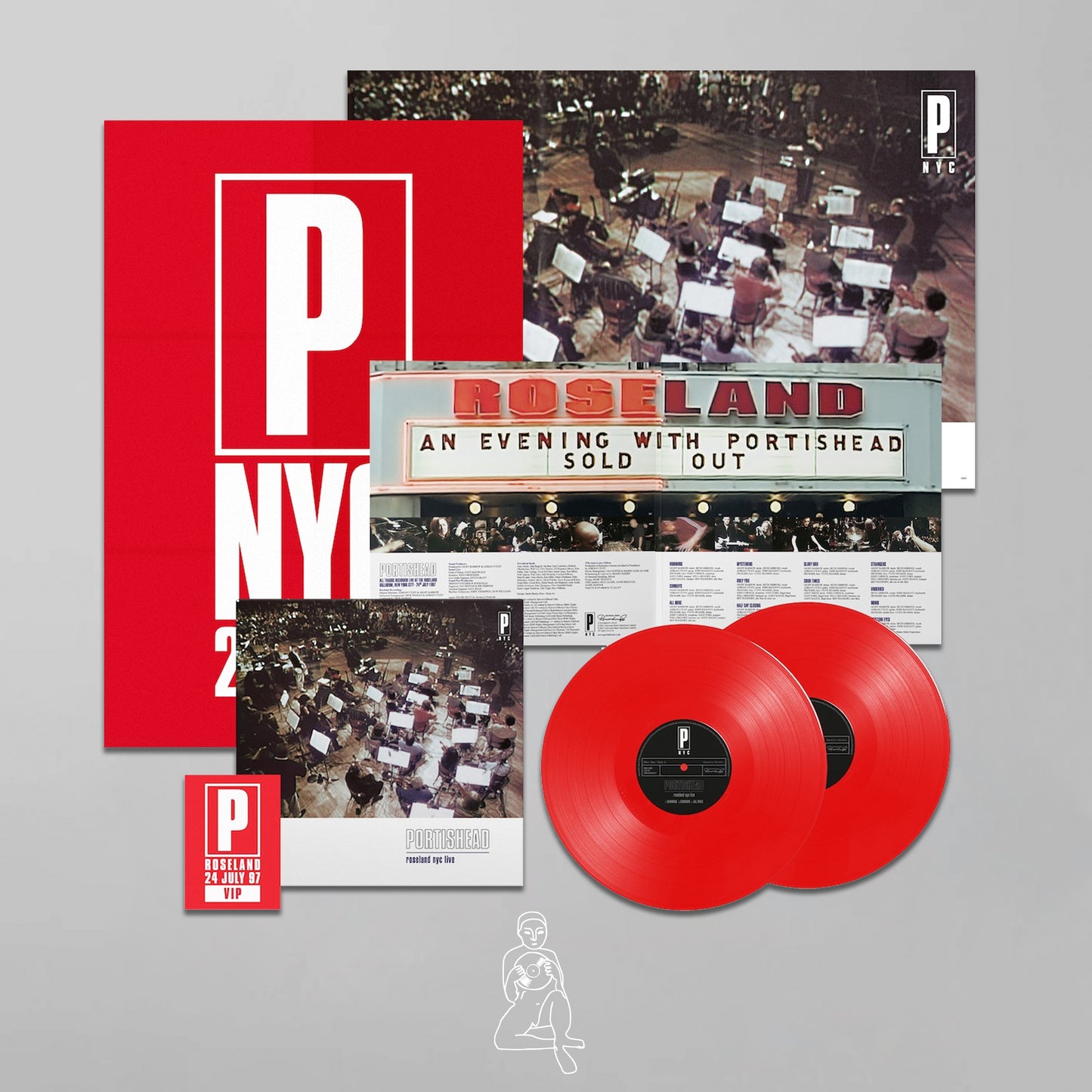 PORTISHEAD - ROSELAND NYC LIVE (25TH ANNIVERSARY 2 LP'S RED VINYL)