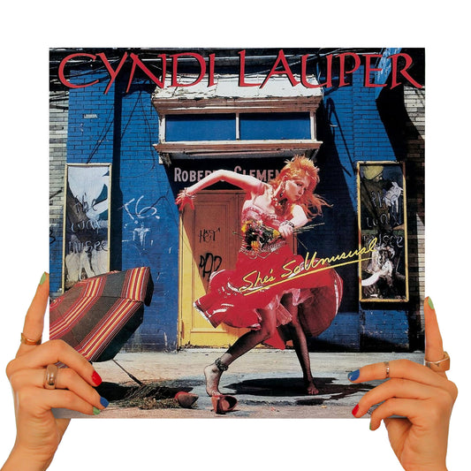CYNDI LAUPER - SHE'S SO UNUSUAL (BLUE VINYL)