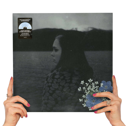 SOCCER MOMMY - EVERGREEN (SKY BLUE MARBLE SIGNED VINYL)