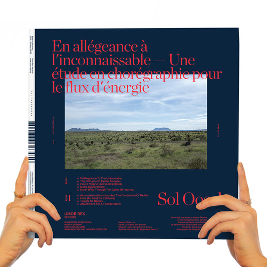 SOL OOSEL - EN ALLÉAENCE A L'INCONNAISSABLE - UN ÉTUDE EN CHORÉ GRAPHIE POUR LE FLUX D' ÉNERGIE (CLEAR VINYL)