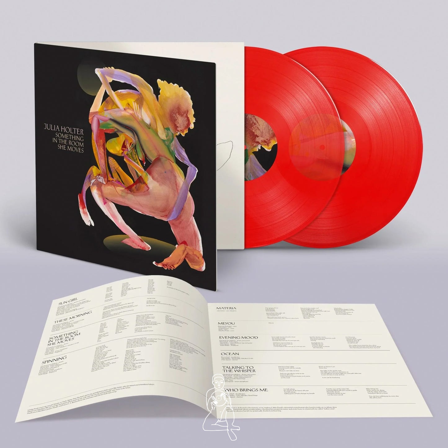 JULIA HOLTER - SOMETHING IN THE ROOM SHE MOVES (RED VINYL)