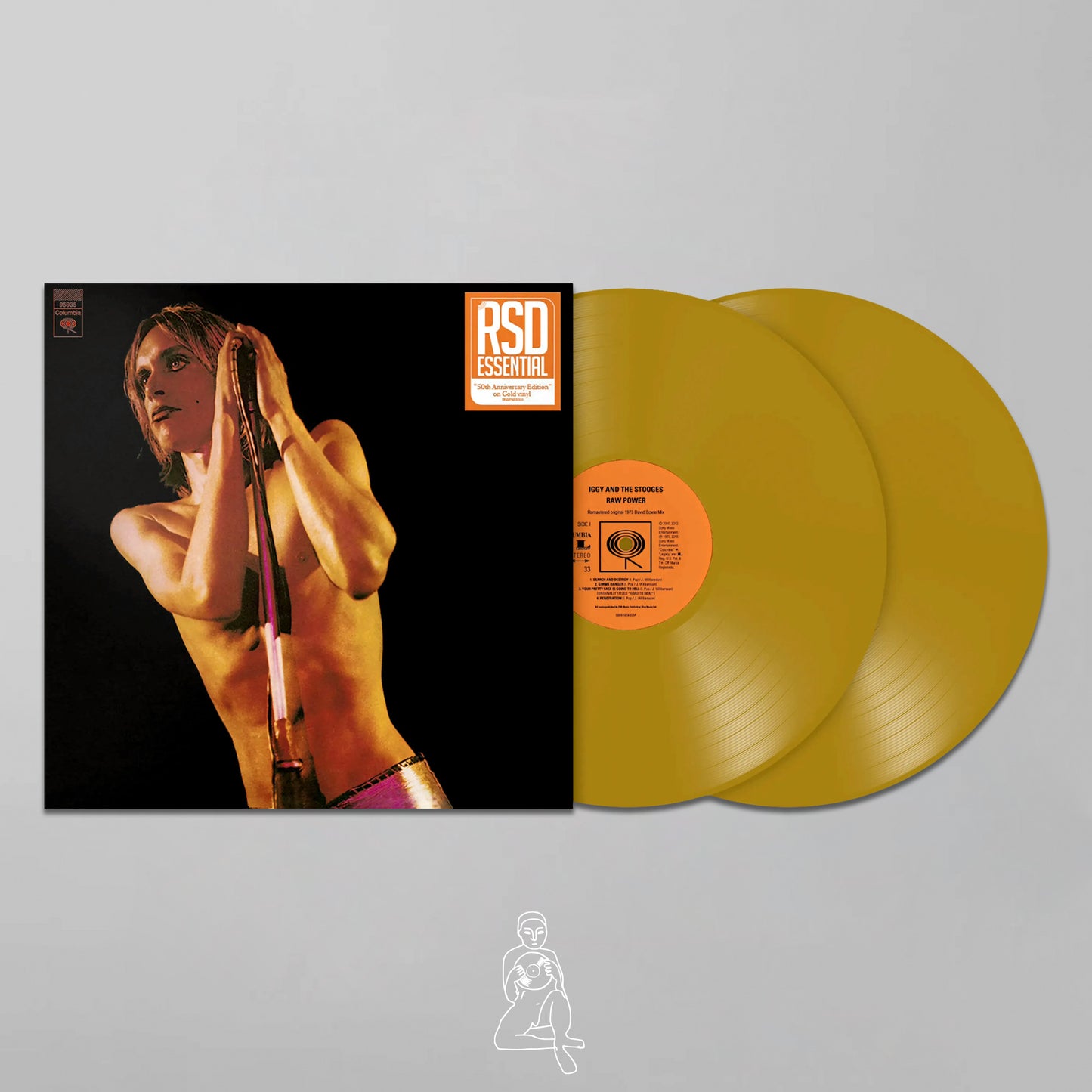 IGGY AND THE STOOGES - RAW POWER (2 LP'S GOLD VINYL)