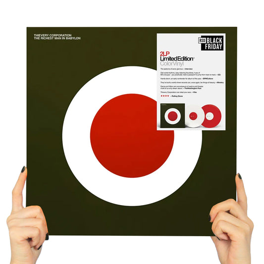 THIEVERY CORPORATION - RICHEST MAN IN BABYLON (BULLEYE 2 LP'S RED/WHITE VINYL) (RSD BLACK FRIDAY 2024)