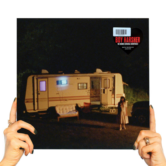 BOY HARSHER - THE RUNNER (SOLID PINK W/ BLACK MARBLE VINYL)