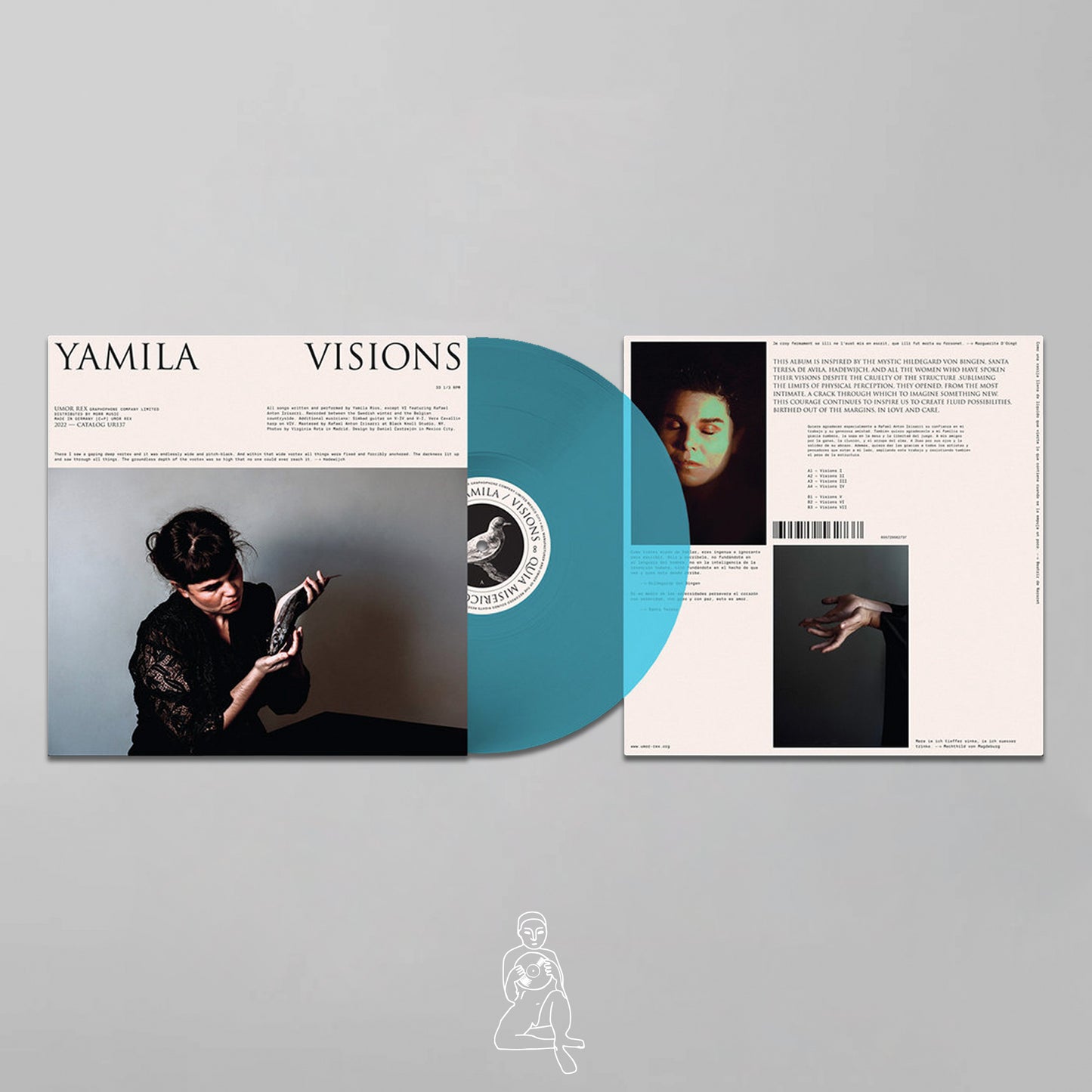 YAMILA - VISIONS (TRANSPARENT BLUE VINYL)