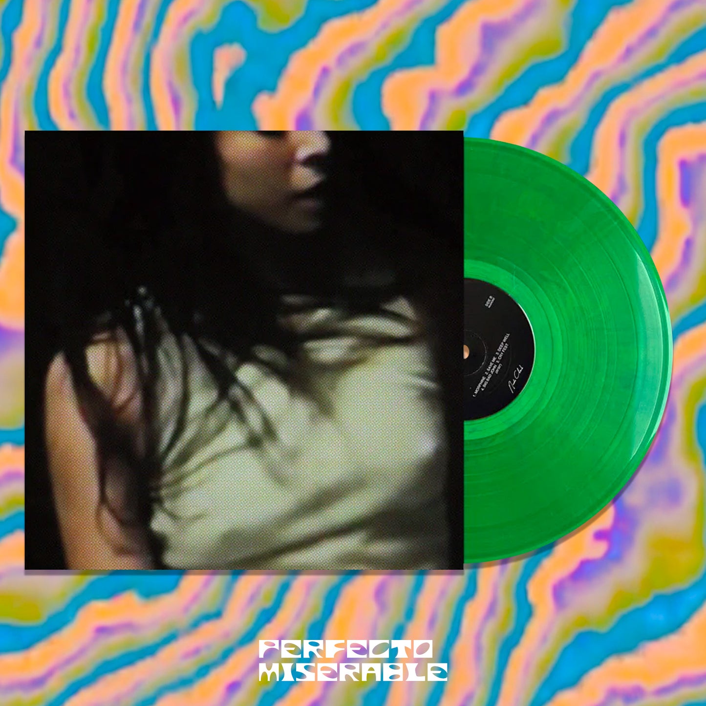 BOY HARSHER - YR BODY IS NOTHING (CLEAR GREEN WITH BLUE SMOKE VINYL)