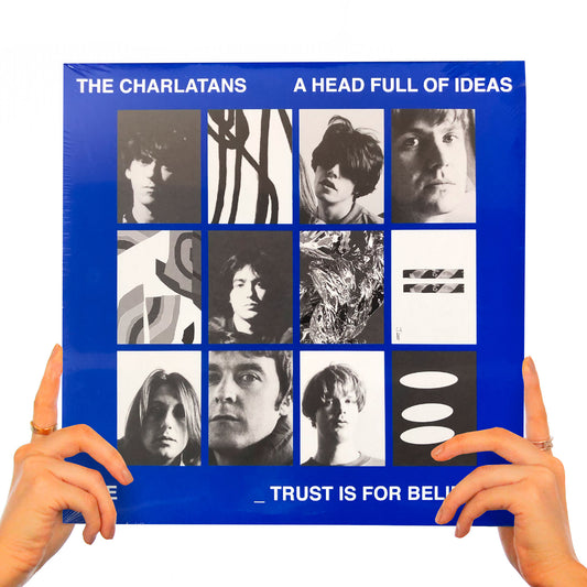 THE CHARLATANS - A HEAD FULL OF IDEAS + LIVE_TRUST IS FOR BELIEVERS (3 LP'S OPAQUE VINYL)