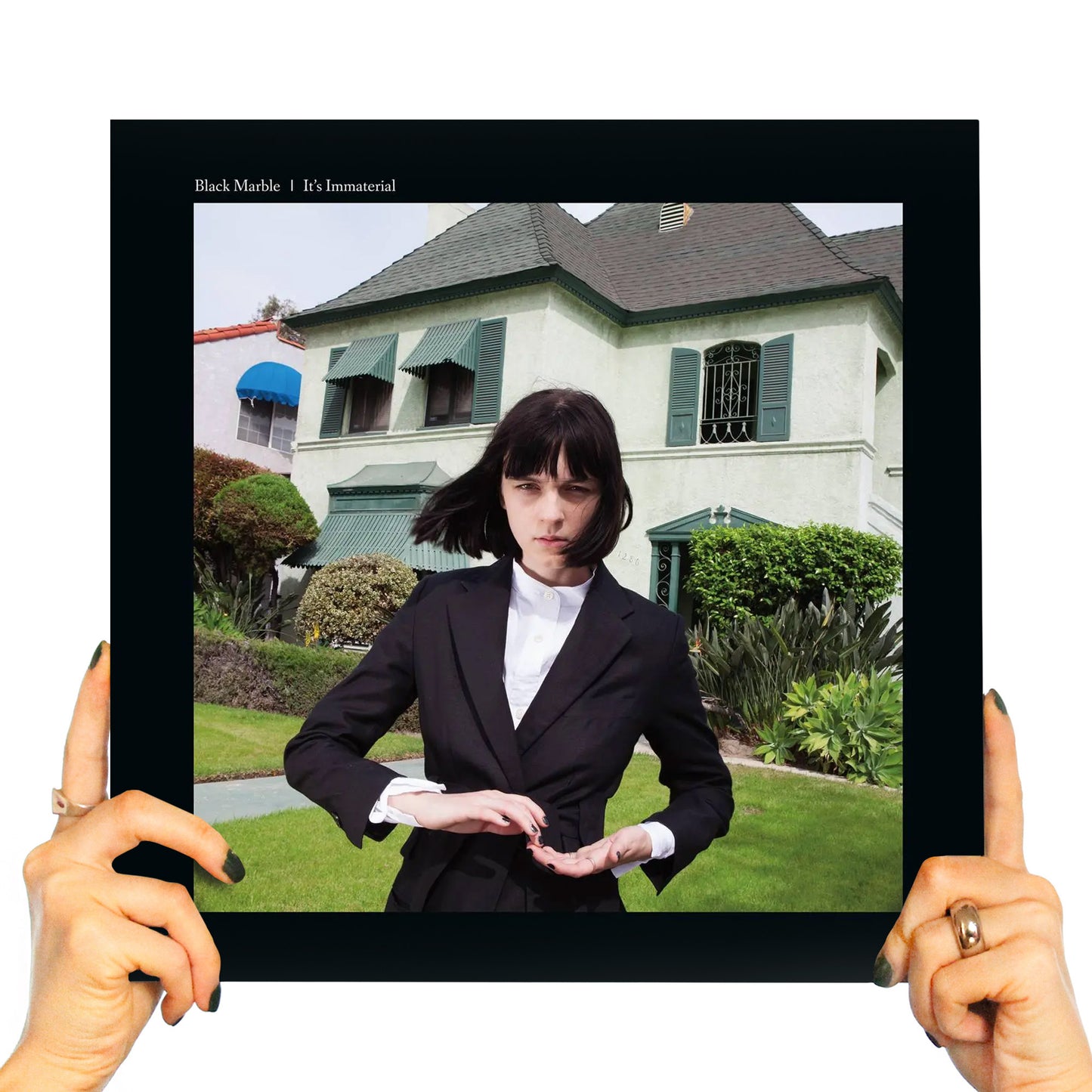 BLACK MARBLE - IT'S IMMATERIAL (10TH ANNIVERSARY MARBLED BLACK & WHITE VINYL)