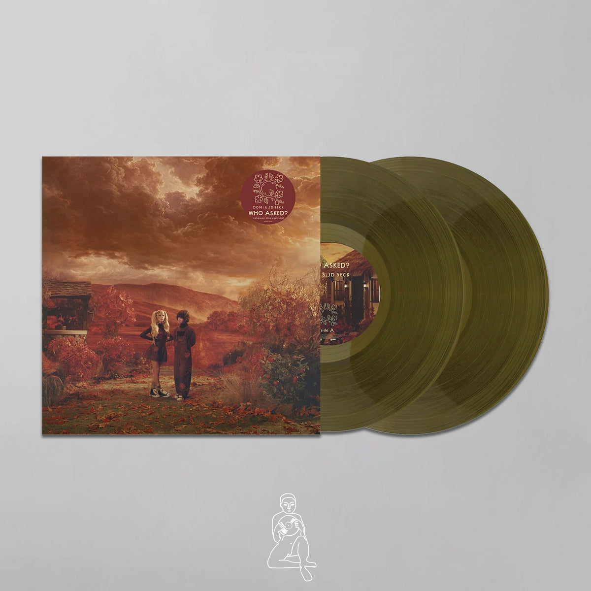 DOMI & JD BECK - WHO ASKED? (OLIVE GREEN VINYL)