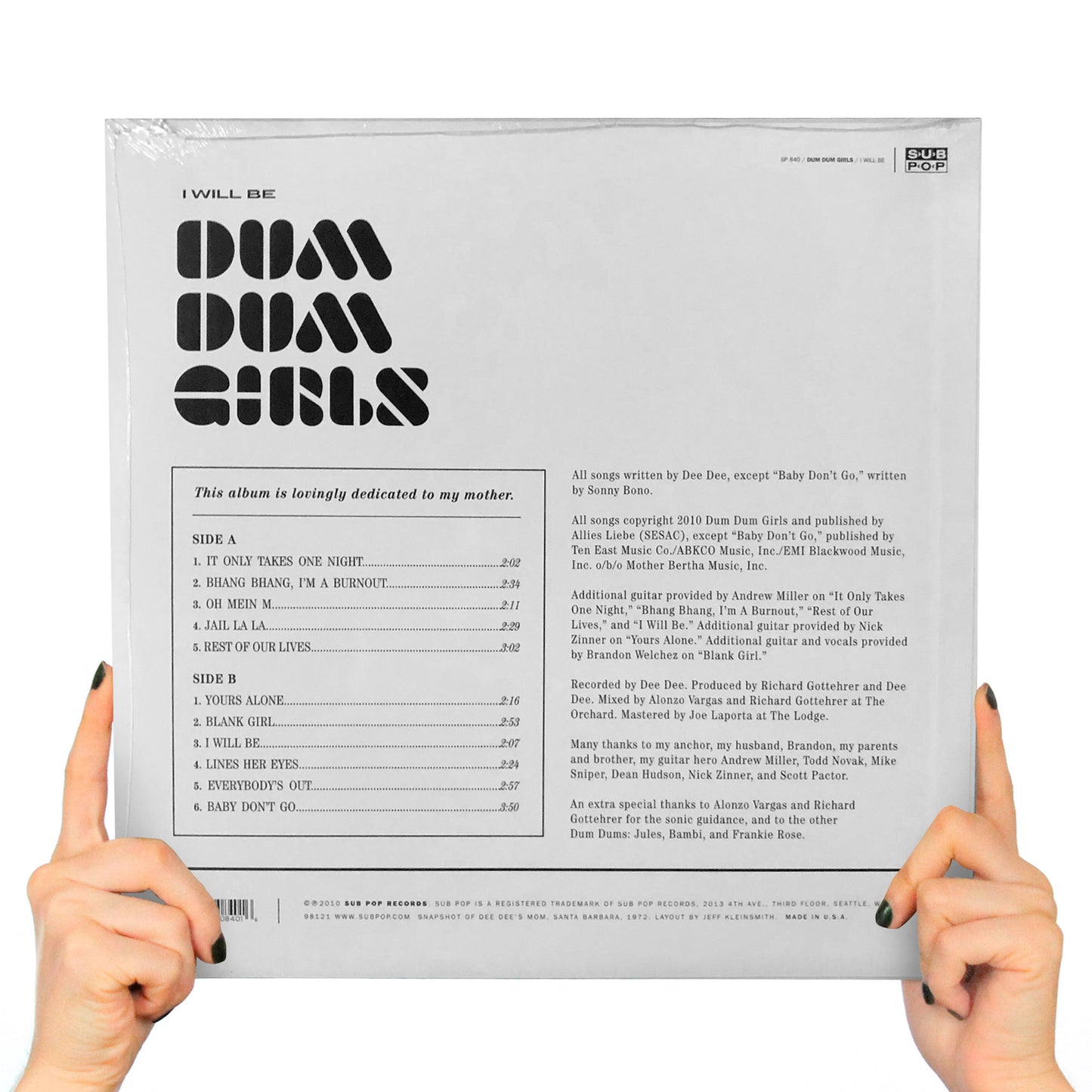DUM DUM GIRLS - I WILL BE