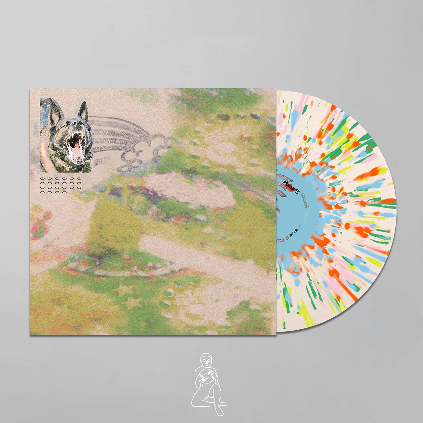 FEEBLE LITTLE HORSE - GIRL WITH FISH (RAINBOW SPRINKLE SPLATTER VINYL)