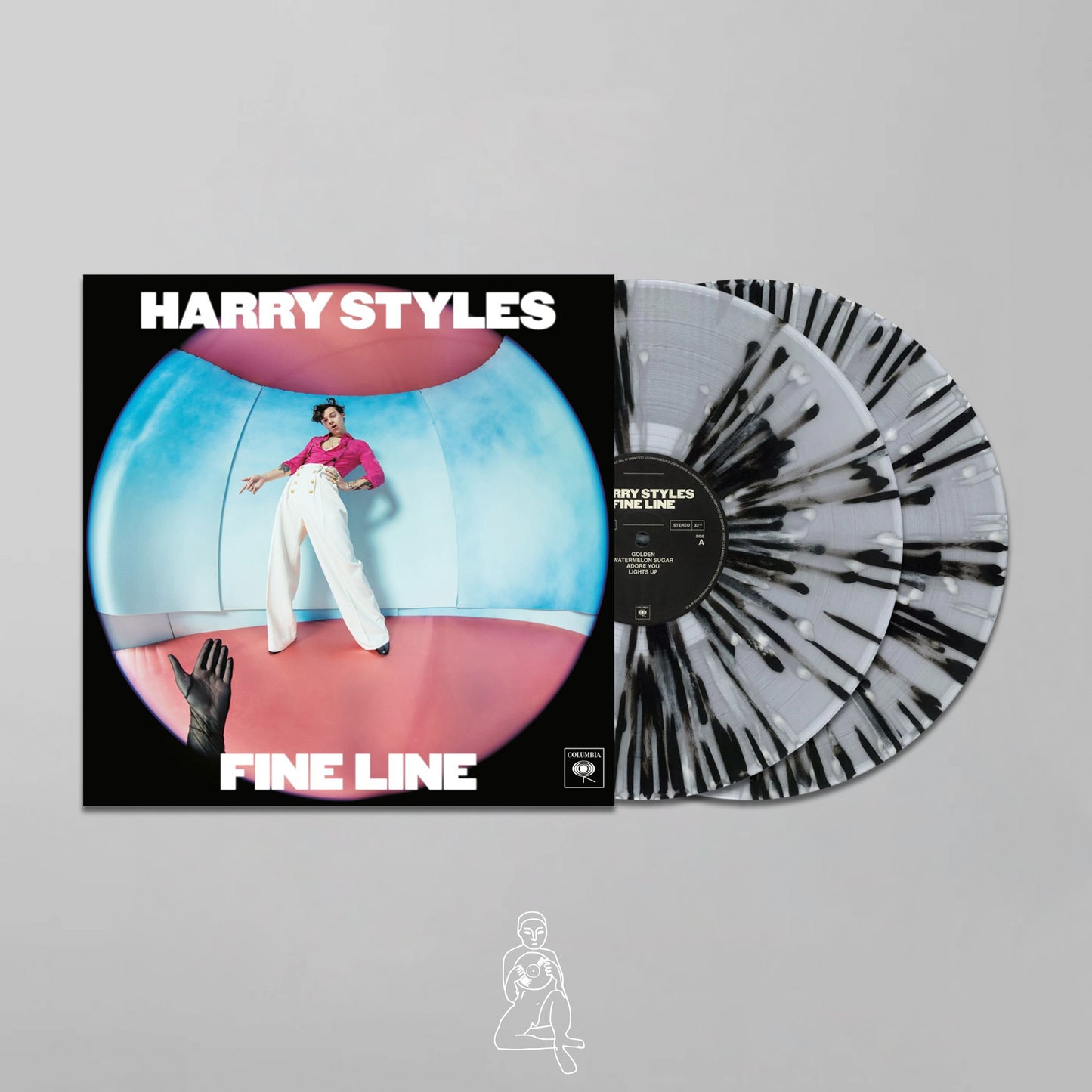 HARRY STYLES - FINE LINE (2 LP'S CLEAR W/ BLACK & WHITE SPLATTER VINYL)