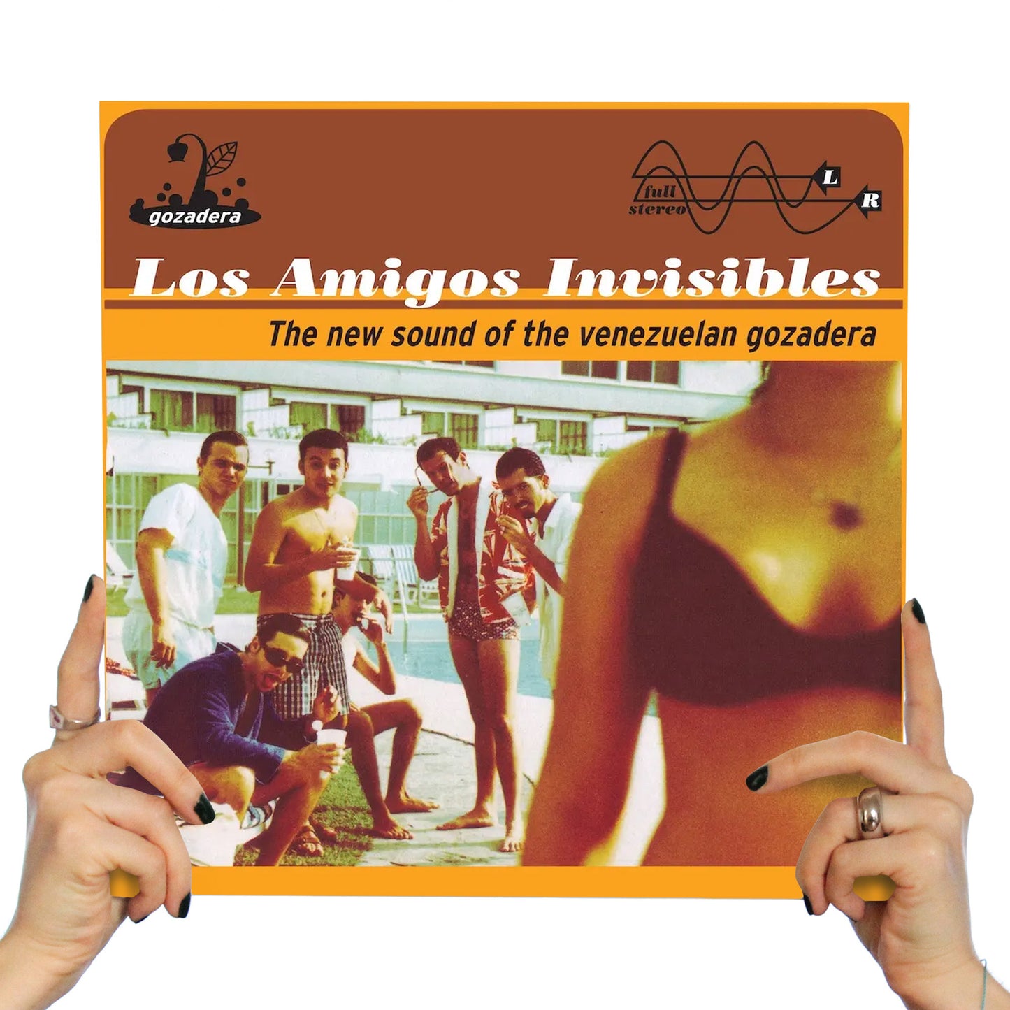 LOS AMIGOS INVISIBLES - THE NEW SOUND OF THE VENEZUELAN GOZADERA (2 LP'S ORANGE VINYL)