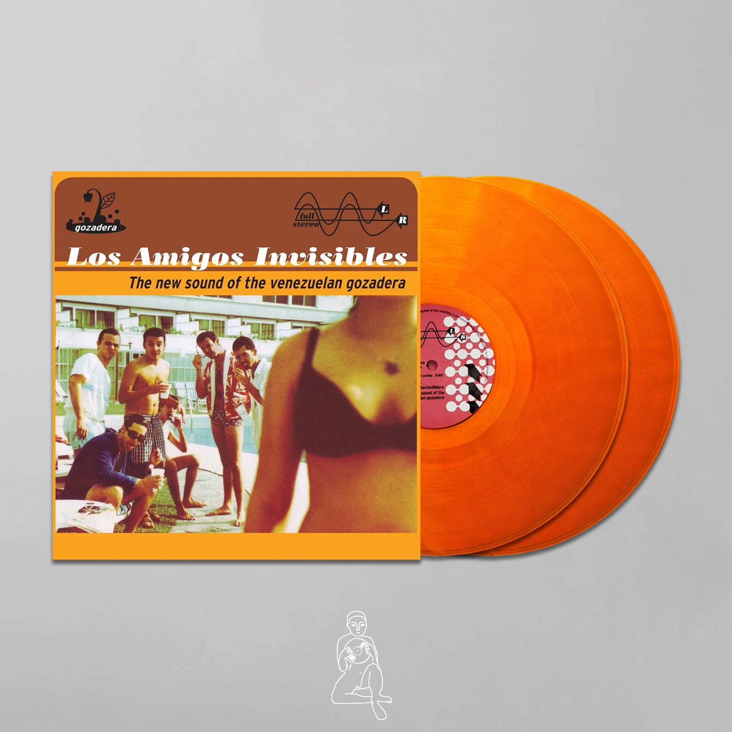 LOS AMIGOS INVISIBLES - THE NEW SOUND OF THE VENEZUELAN GOZADERA (2 LP'S ORANGE VINYL)