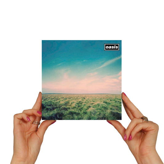 OASIS - WHATEVER (30TH ANNIVERSARY/PINK & BLUE SPATTER 7" VINYL)
