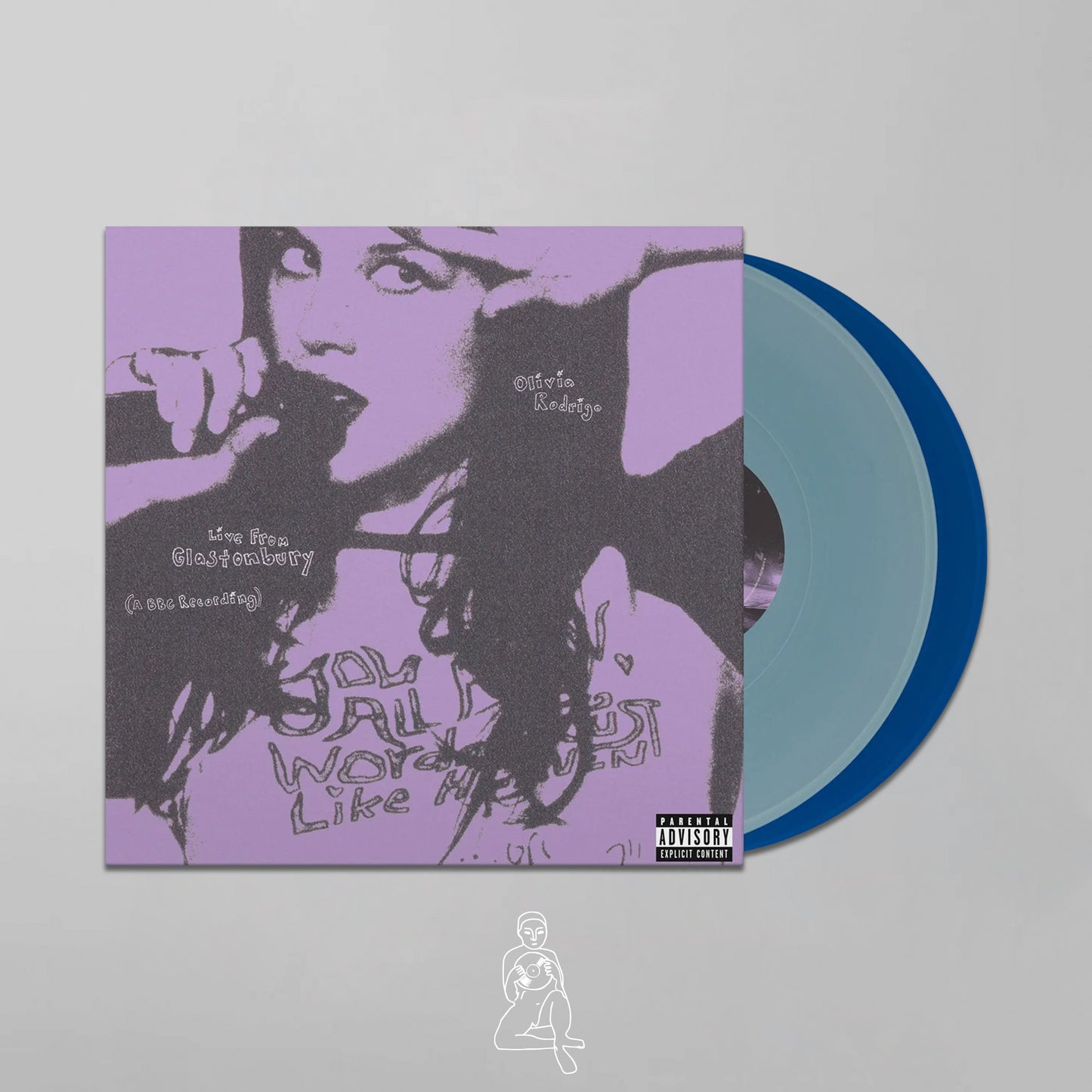 OLIVIA RODRIGO - LIVE FROM GLASTONBURY (A BBC RECORDING) (2 LP'S LIGHT BLUE & COBALT VINYL)