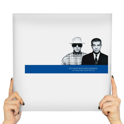 PET SHOP BOYS - DISCOGRAPHY (THE COMPLETE SINGLES COLLECTION 1985-1991) (2 LP'S BLUE VINYL)