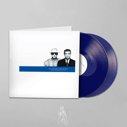 PET SHOP BOYS - DISCOGRAPHY (THE COMPLETE SINGLES COLLECTION 1985-1991) (2 LP'S BLUE VINYL)