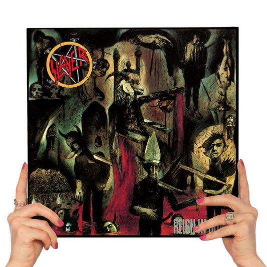 SLAYER - REIGN IN BLOOD (CLEAR W/ RED SPLATTER VINYL)