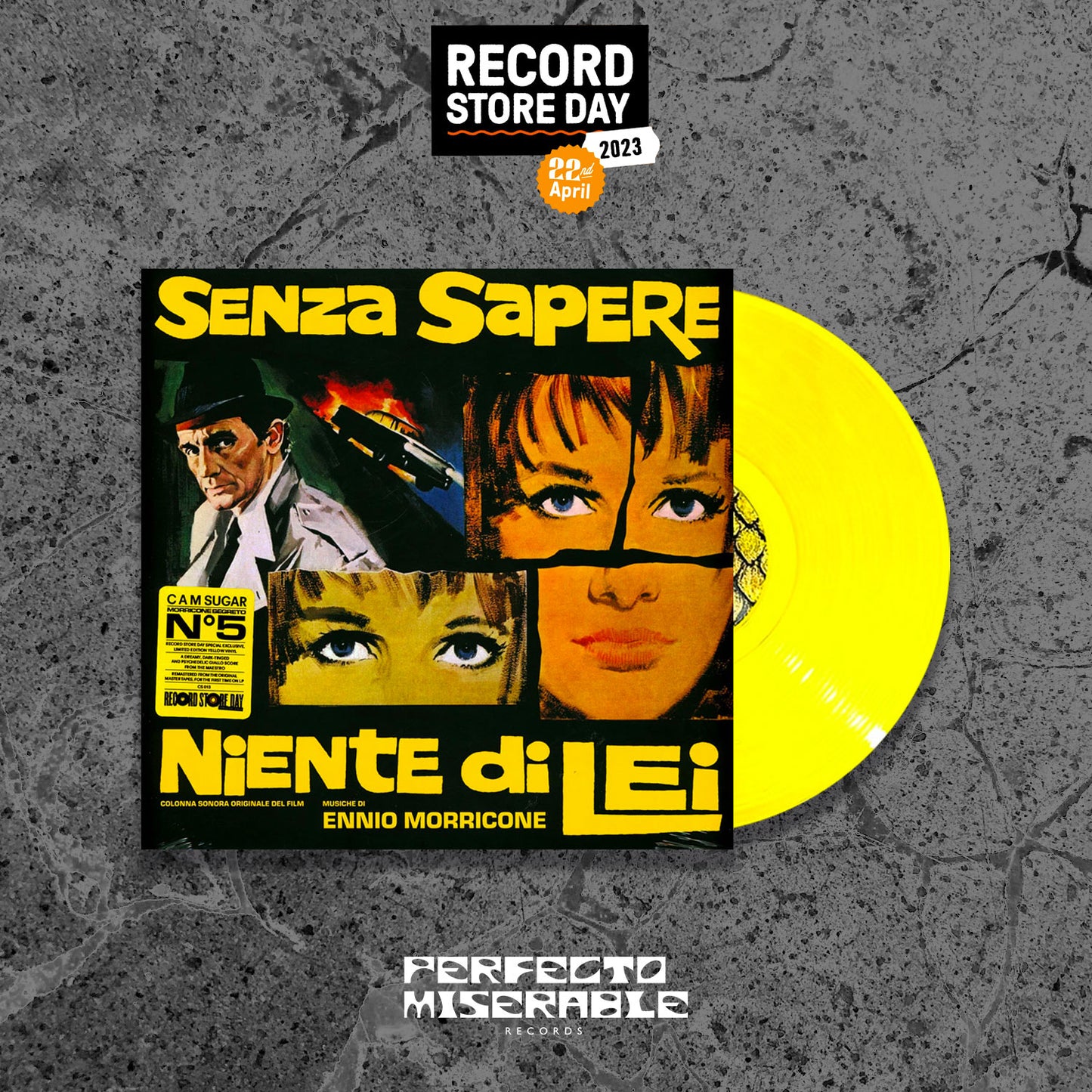 ENNIO MORRICONE - SENZA SAPERE NIENTE DI LEI (YELLOW VINYL)