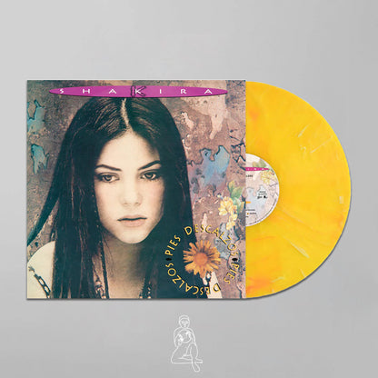 SHAKIRA - PIES DESCALZOS (30TH ANNIVERSARY YELLOW W/ RED MARBLE VINYL)