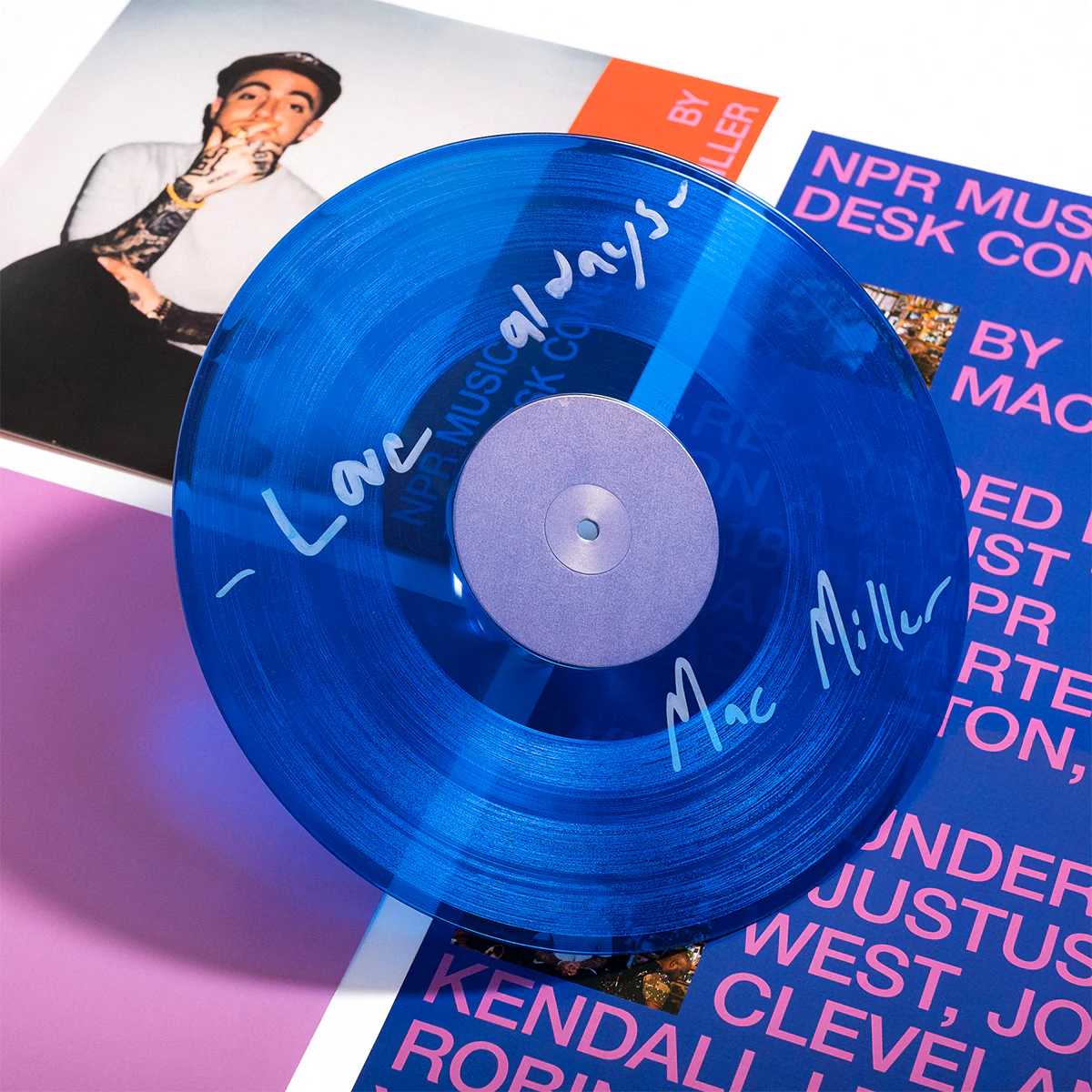 MAC MILLER - NPR MUSIC TINY DESK CONCERT (TRANSLUCENT BLUE VINYL/B-SIDE ETCHING/INSERT)