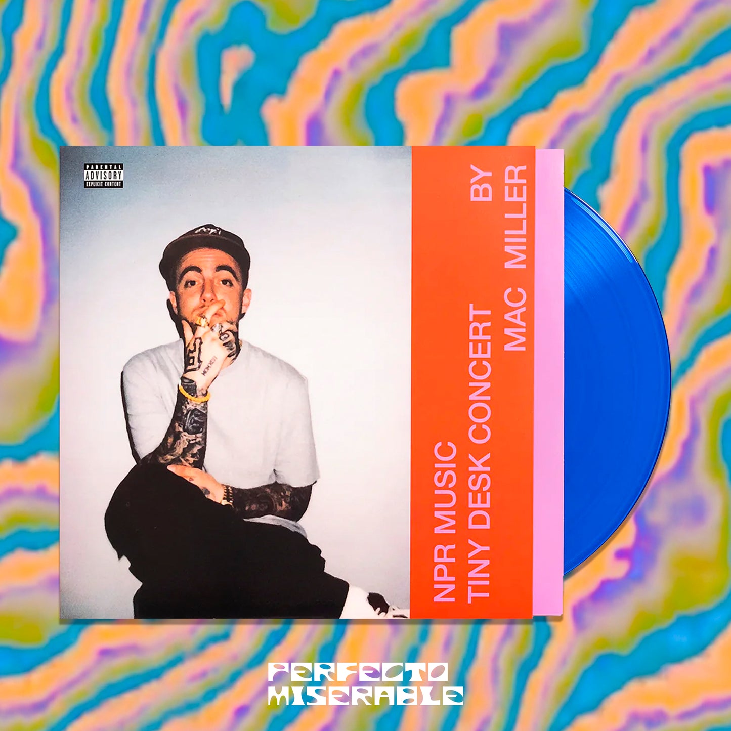 MAC MILLER - NPR MUSIC TINY DESK CONCERT (TRANSLUCENT BLUE VINYL/B-SIDE ETCHING/INSERT)