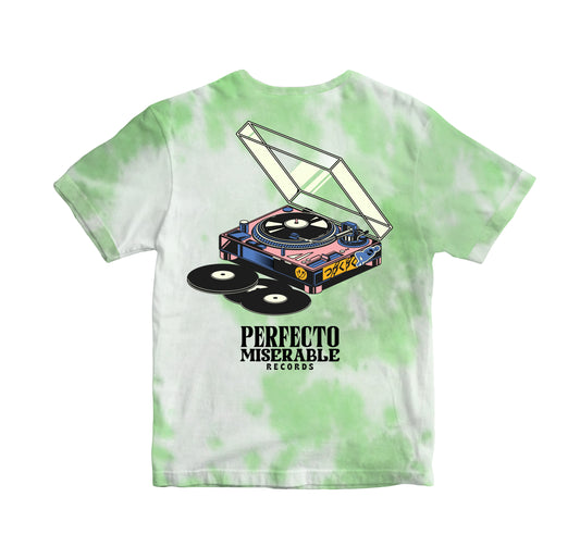 PMR X CETINA TSHIRT GREEN TIE-DYE