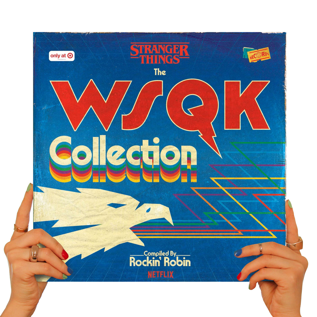 Stranger Things Red Blocks VARIOUS ARTISTS - STRANGER THINGS: THE WSQK COLLECTION (RED VINYL ...